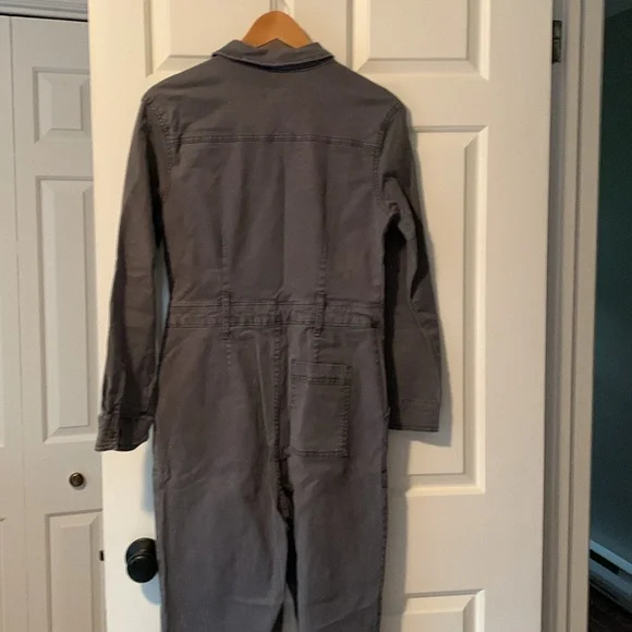 Gray Utility Jumpsuit - Picture 5 of 6